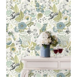 Papel Pintado NORA BLOOM de Lurson Ref. 4848-NOR3132 detalle